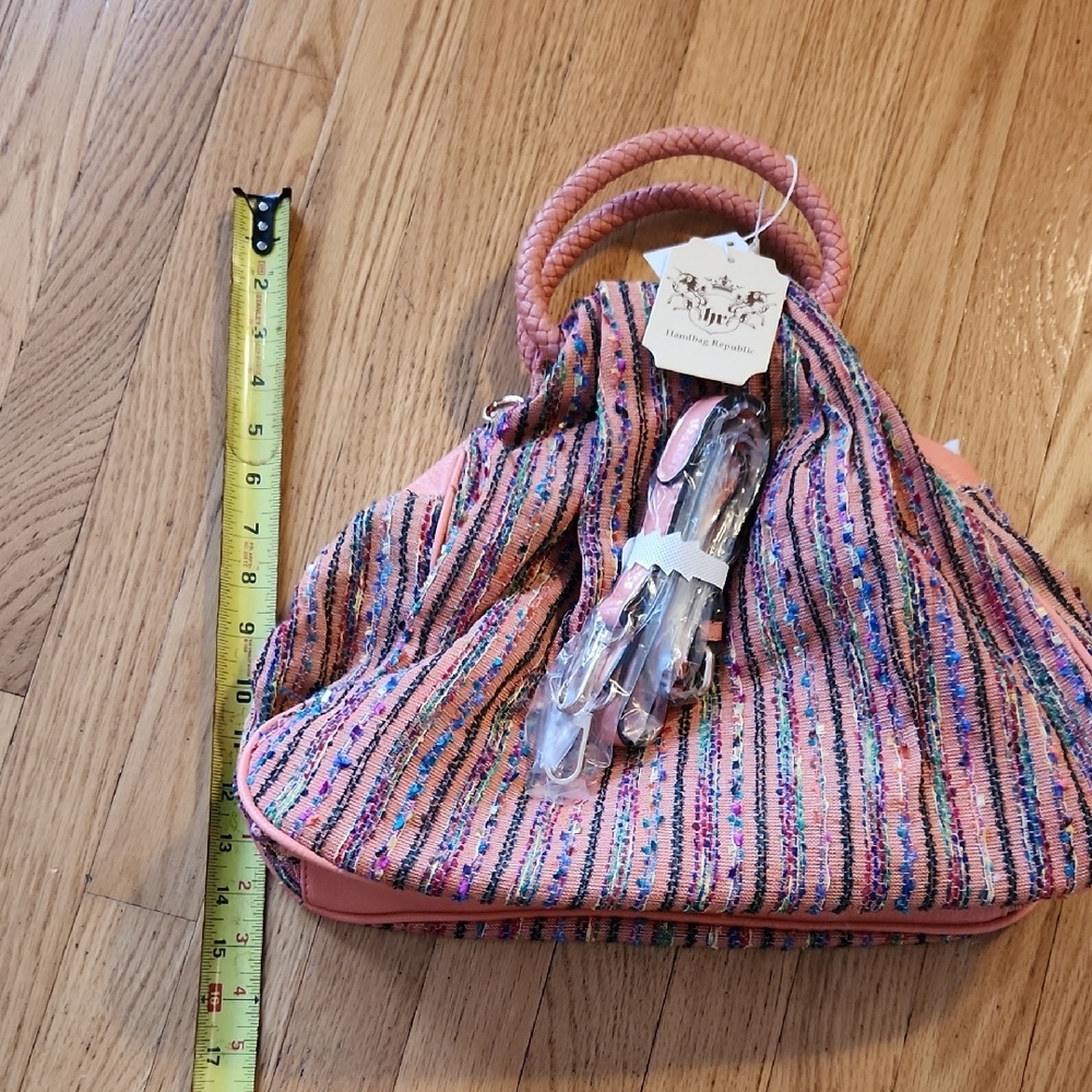 Handbag Republic Colorful Striped Handbag - Picture 4 of 10